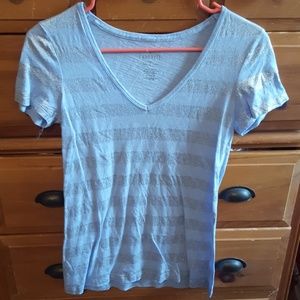 T-shirt blue and silver sparkles